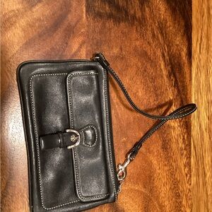 Coach wristlet wallet.